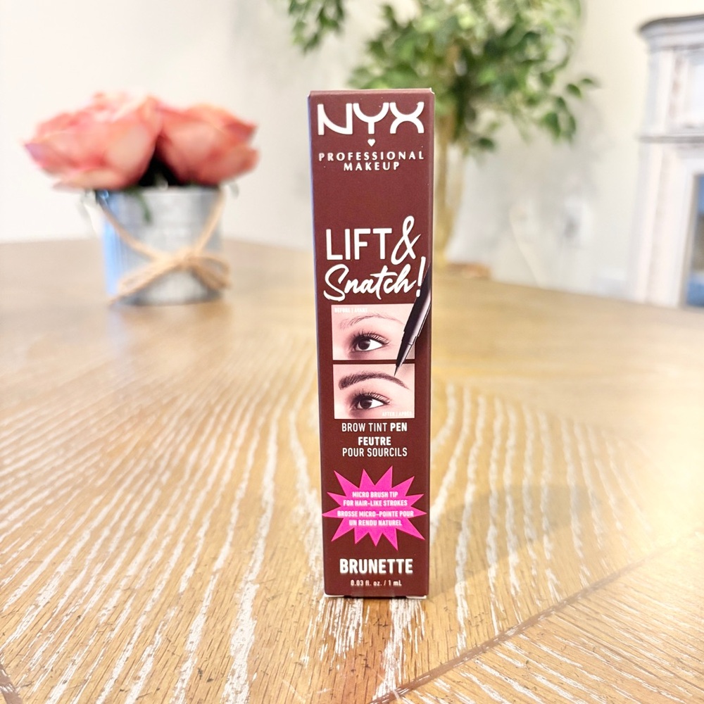 NYX Lift & Snatch Brow Tint Pen Brunette Micro Tip NEW
